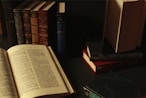 opened book