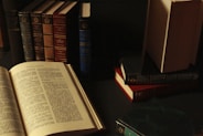 opened book