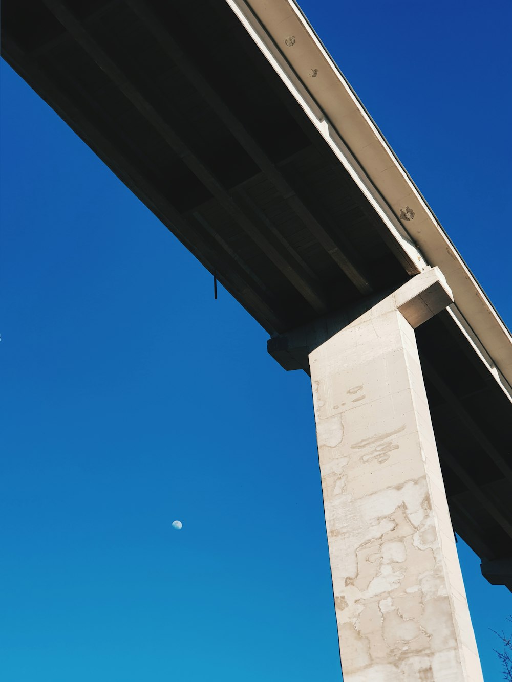low-angle photography of bridge