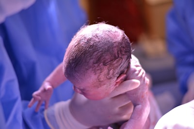 newborn baby birth zoom background
