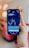 turned-on Android smartphone