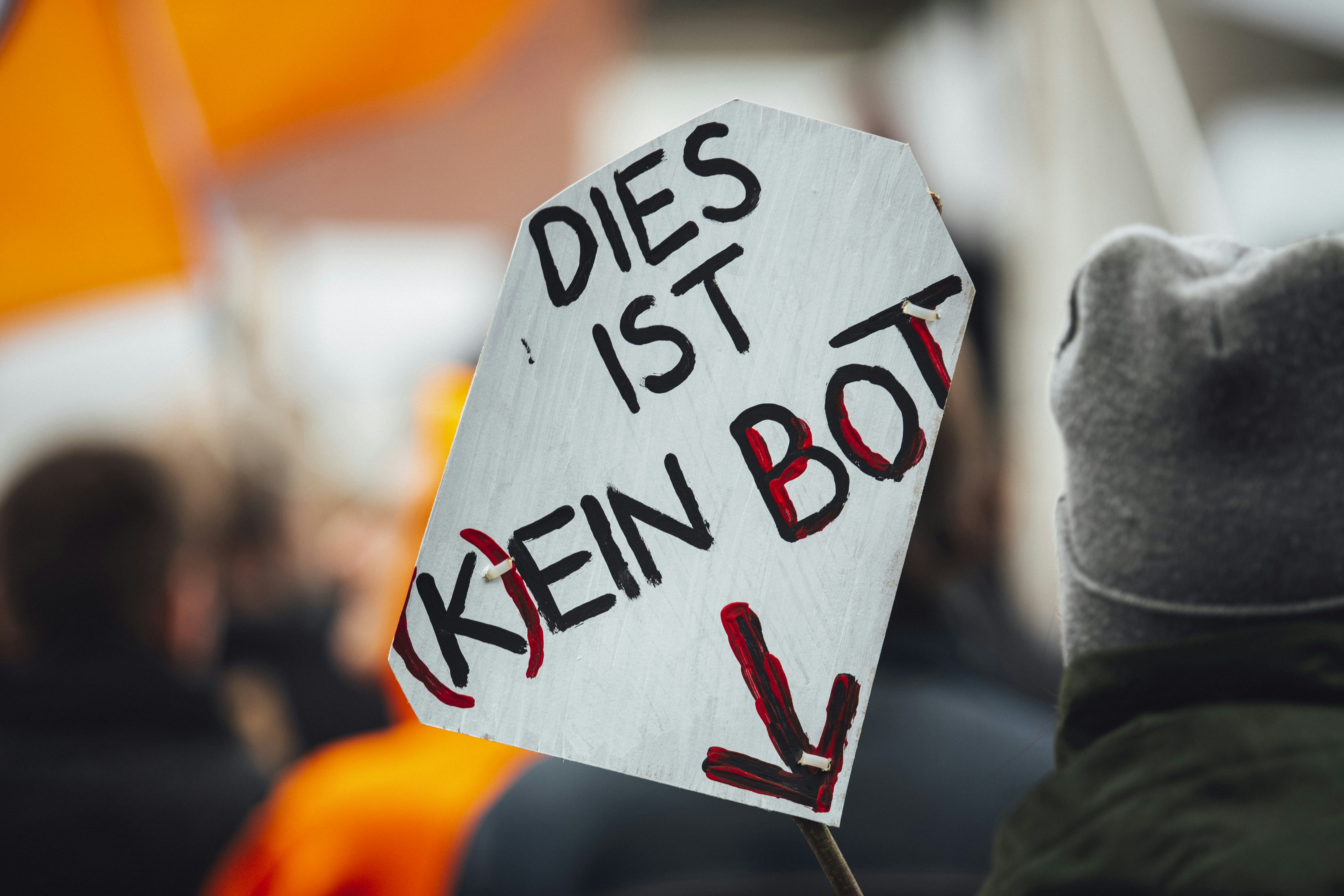 THIS IS NOT A BOT - Save Your Internet - Demo against Uploadfilter - Article 13 #CensorshipMachine - March 16. 2019, Nürnberg, Germany