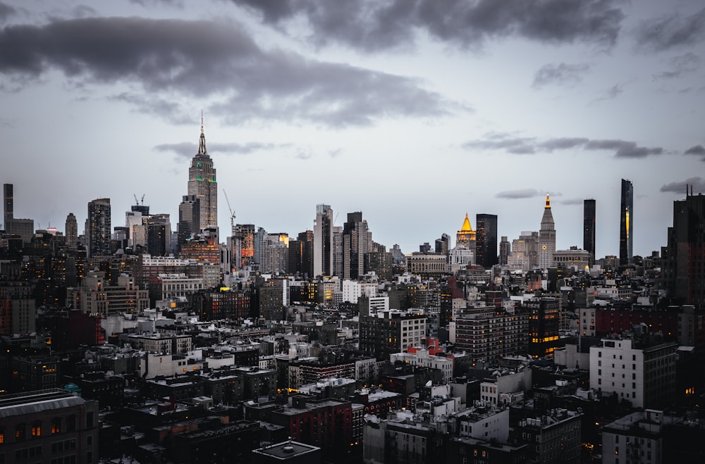 aerial photography of New York City