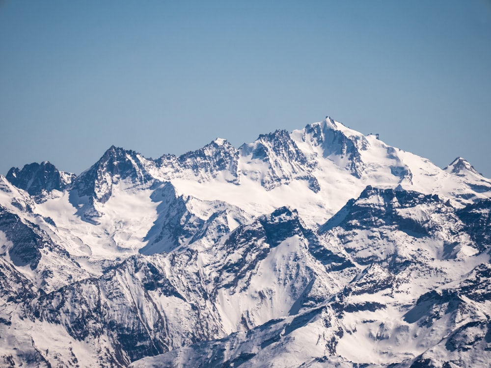 snowcapped mountains