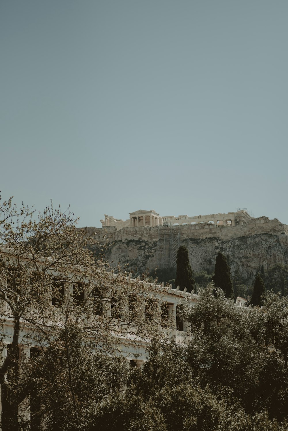 white ruins during daytime