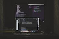turned-on MacBook Pro