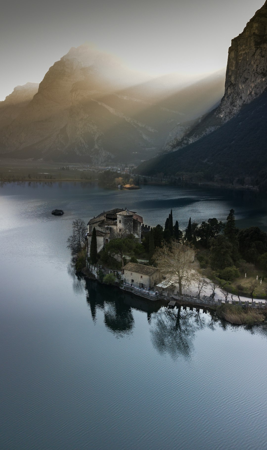 house near body of water