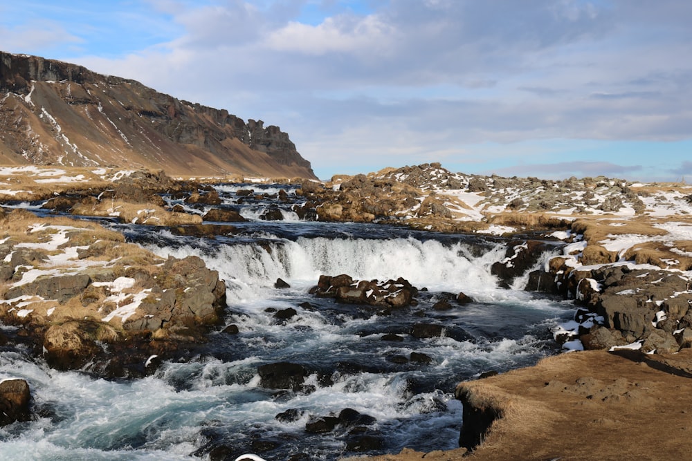 view of waterfalls