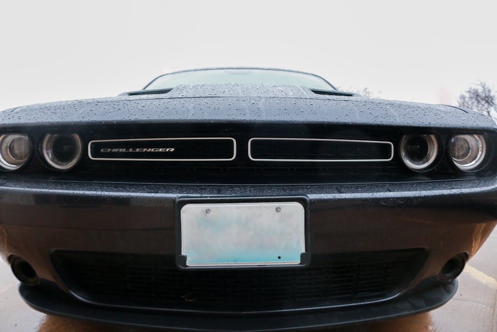 black Dodge Challenger
