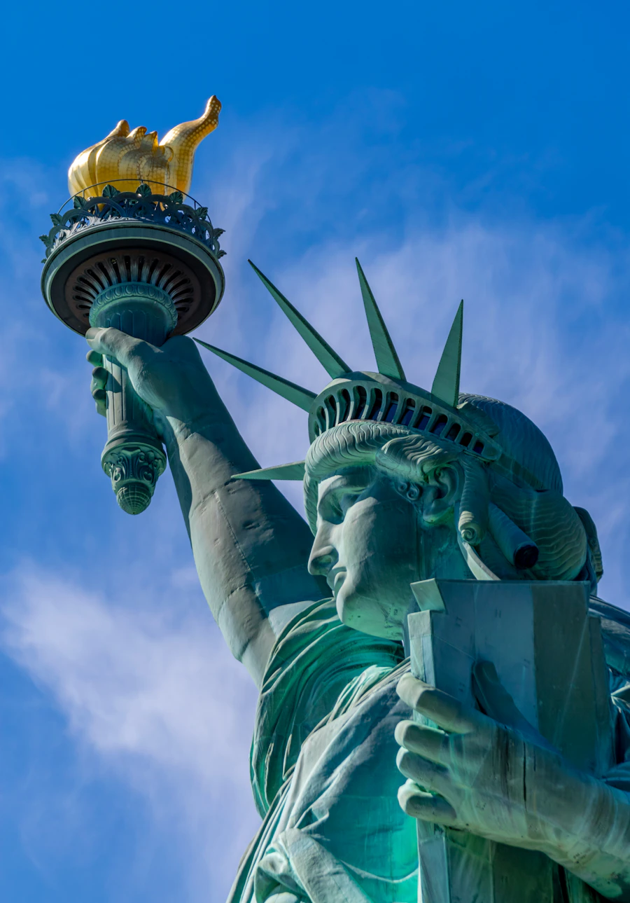 The Statue of Liberty, Liberty Island, New York Harbor