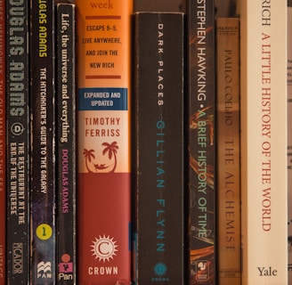 assorted-title books