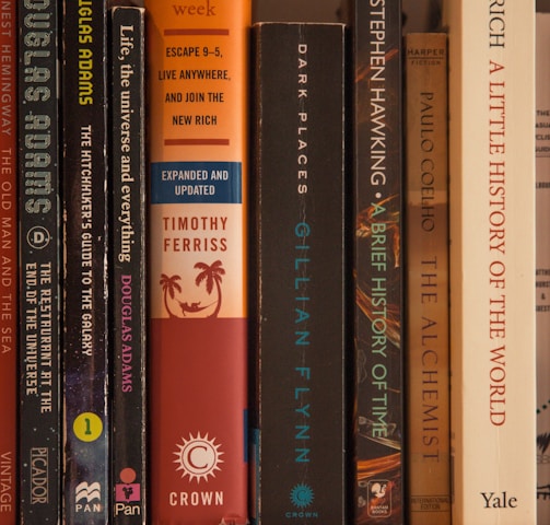 assorted-title books