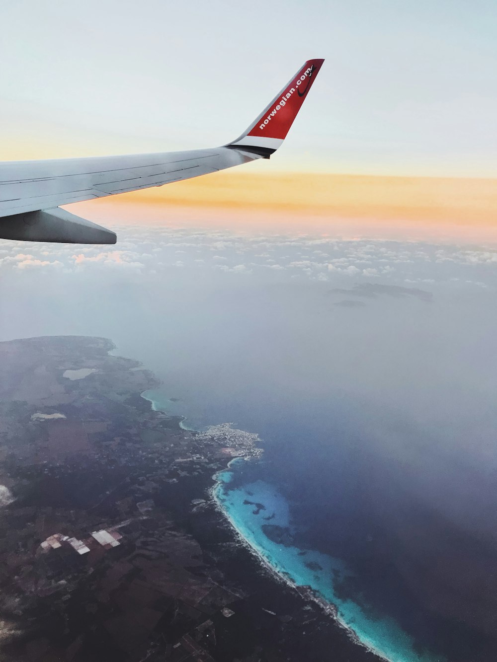 aerial photography of body of water