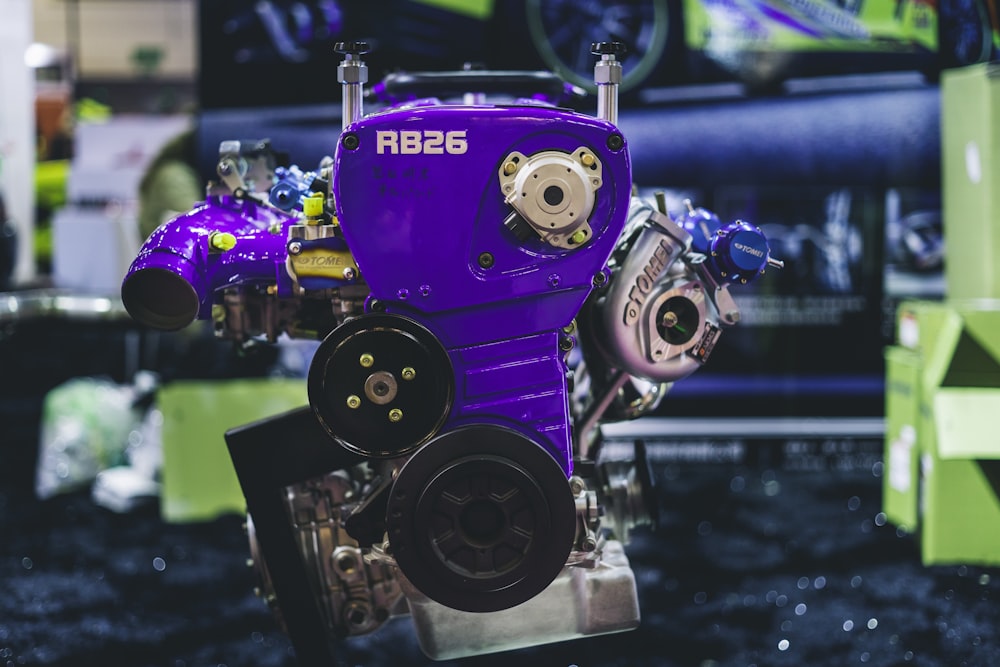 purple RB26 machine
