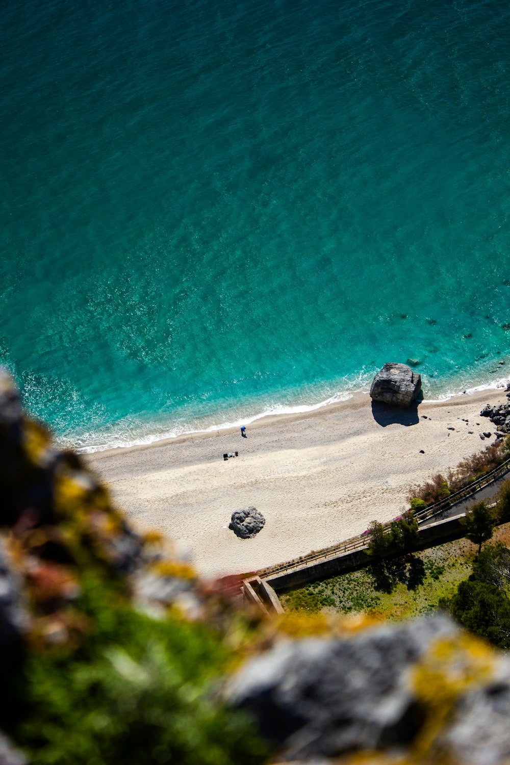 Fotografía aérea del mar