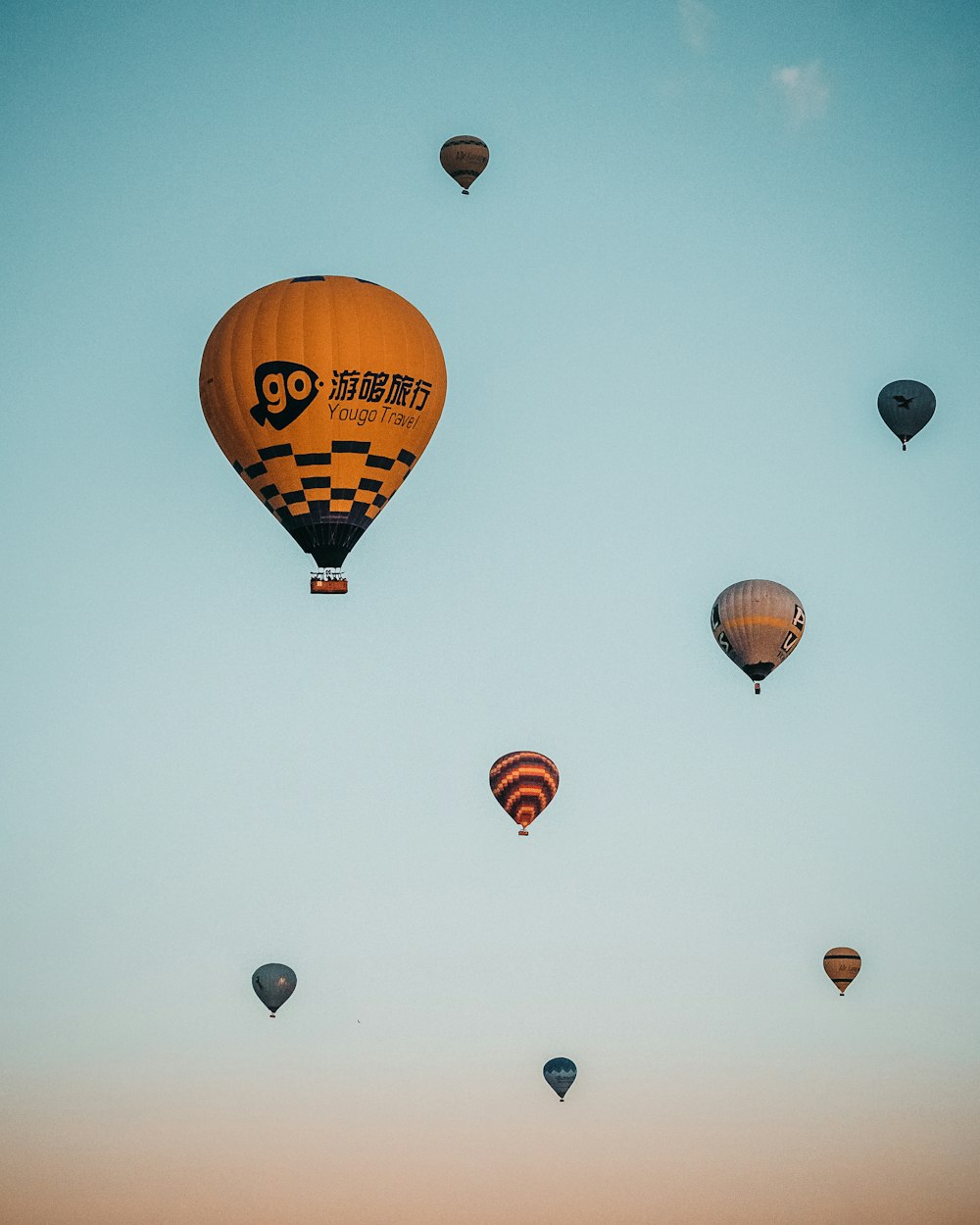 hot air balloons