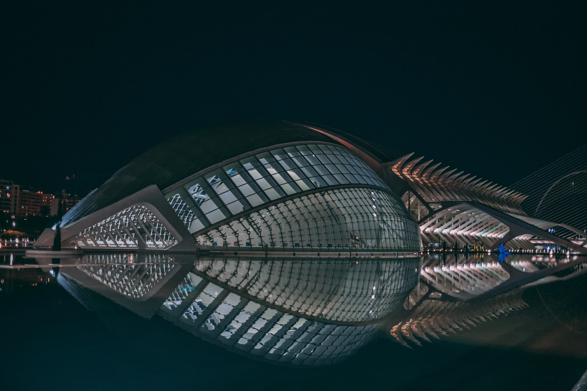 a building that is next to a body of water