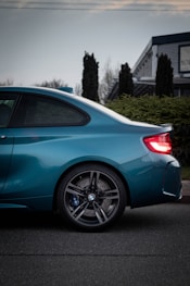 blue coupe