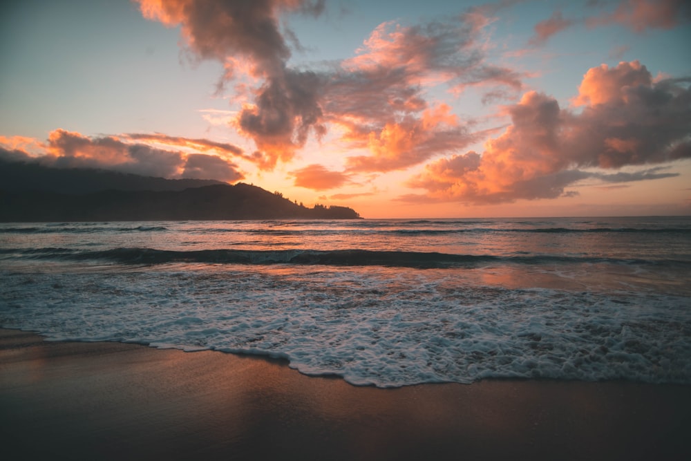 Blauer Strand