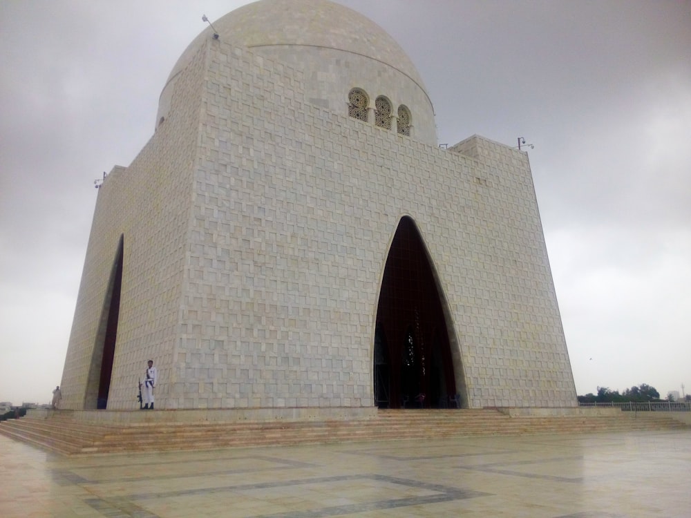 beige dome building