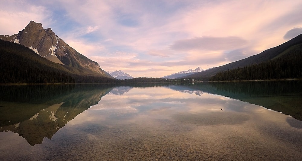 landscape photography of mountain