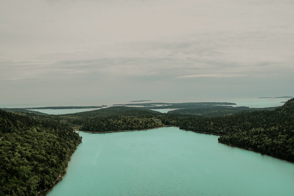 lake and mountain view