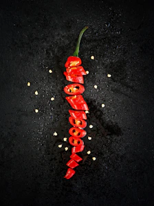 sliced red chili