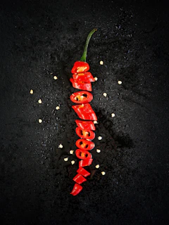 sliced red chili