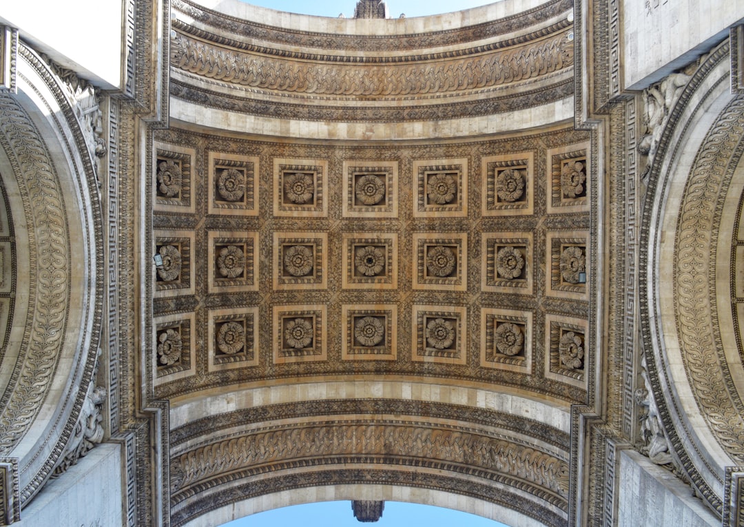 architectural photography of brown building