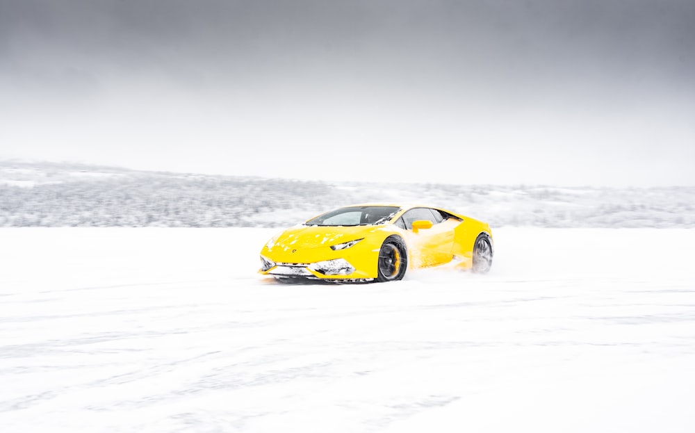 yellow coupe