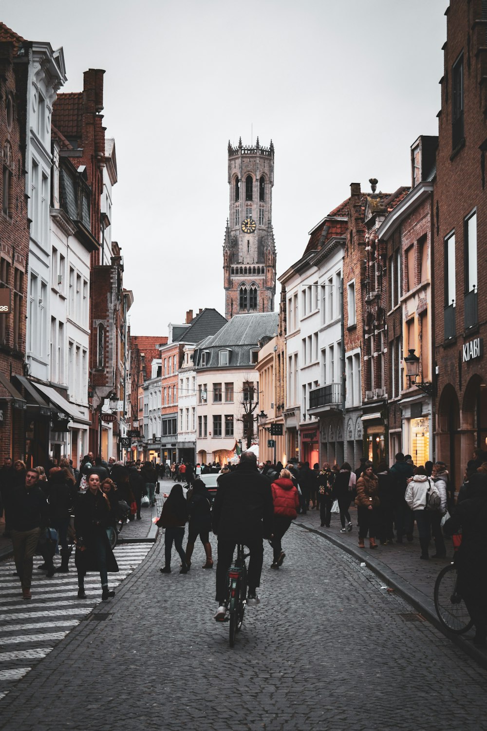 people walking on street