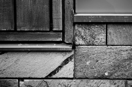 Close-up of textured wall finishes and quality construction materials used in a recent project.