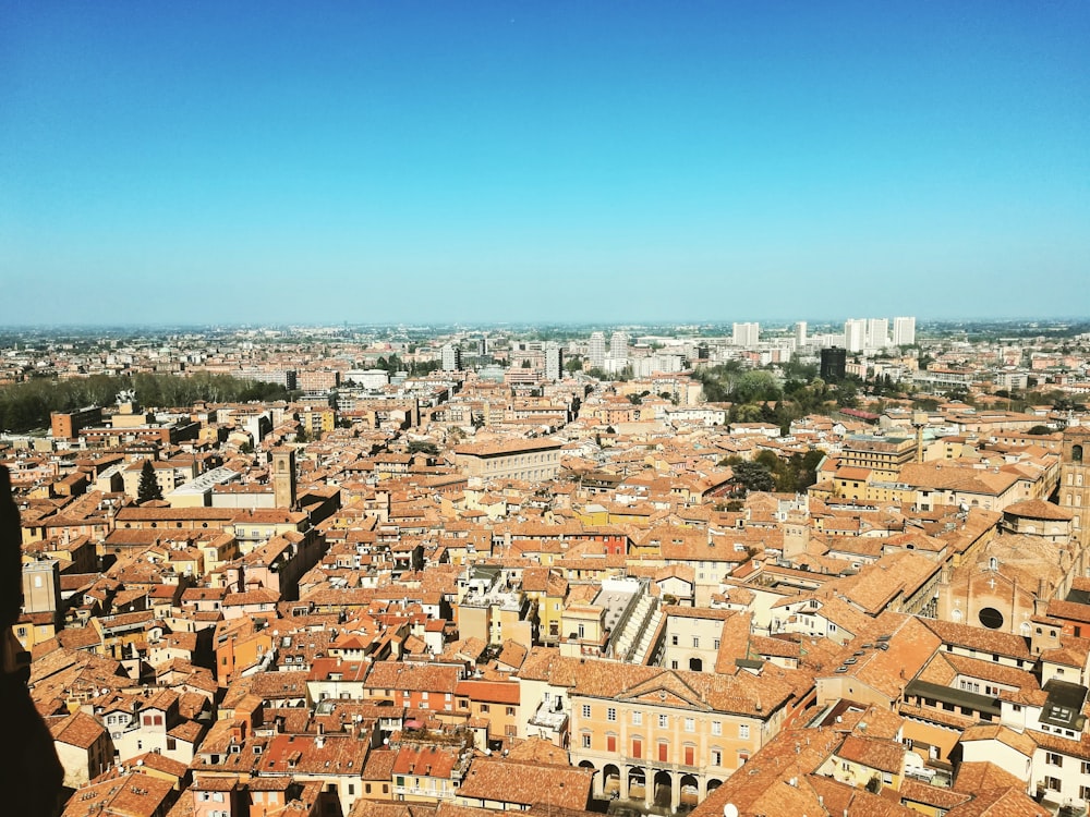 aerial photography of building