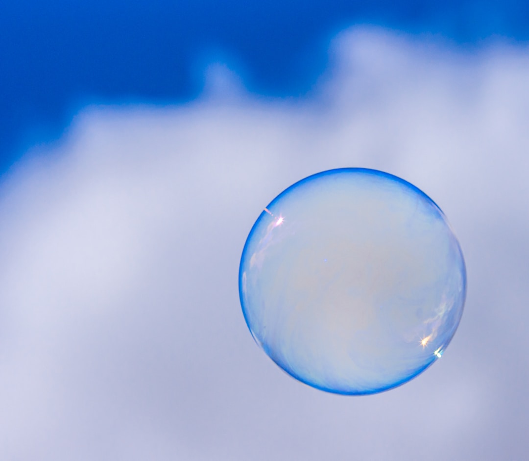 A bubble in the sky.