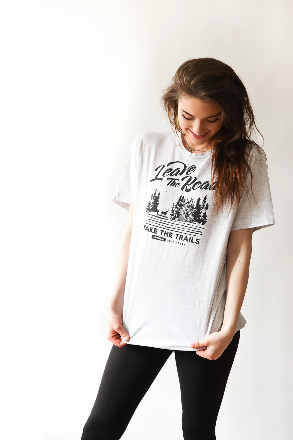 Remera gráfica holgada — mujer