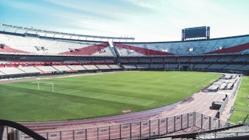 empty sports stadium during daytime