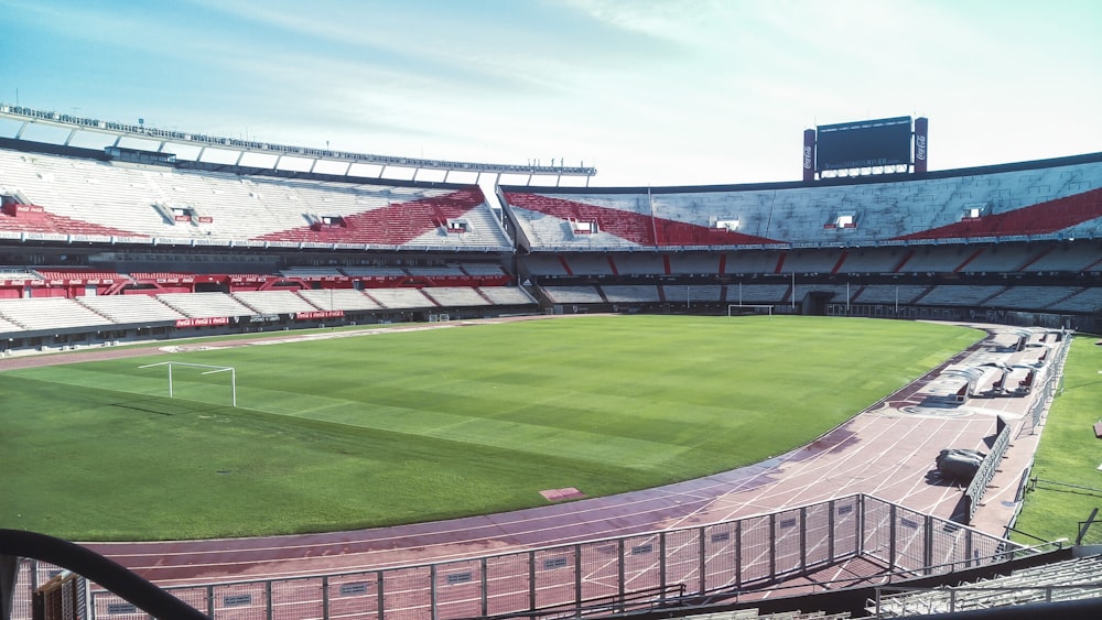 empty sports stadium during daytime