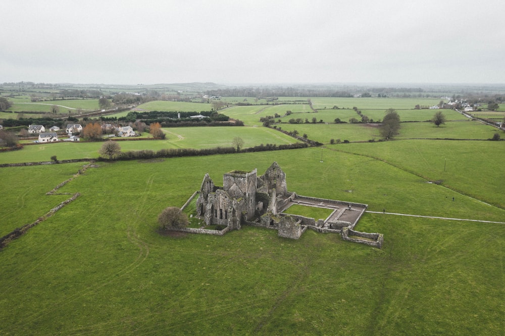 aerial photography of structure