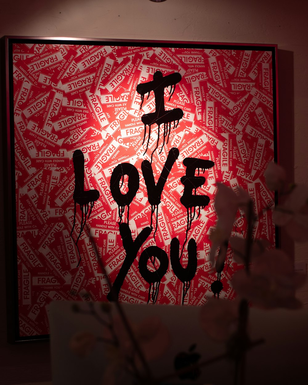 I Love You! wall decor