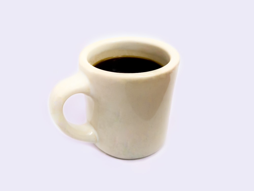 white ceramic mug