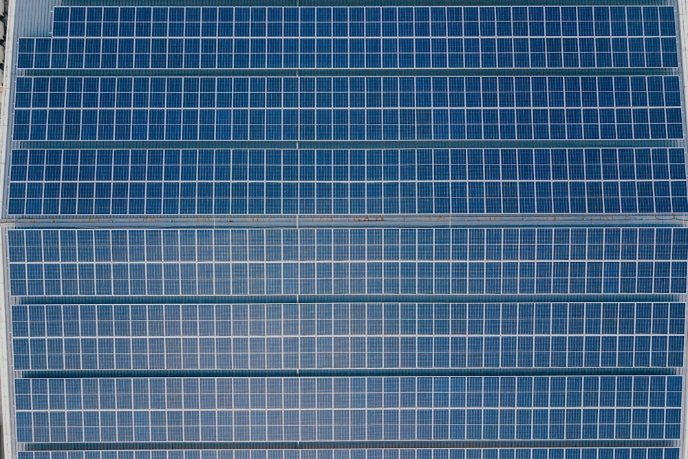 blue solar panel