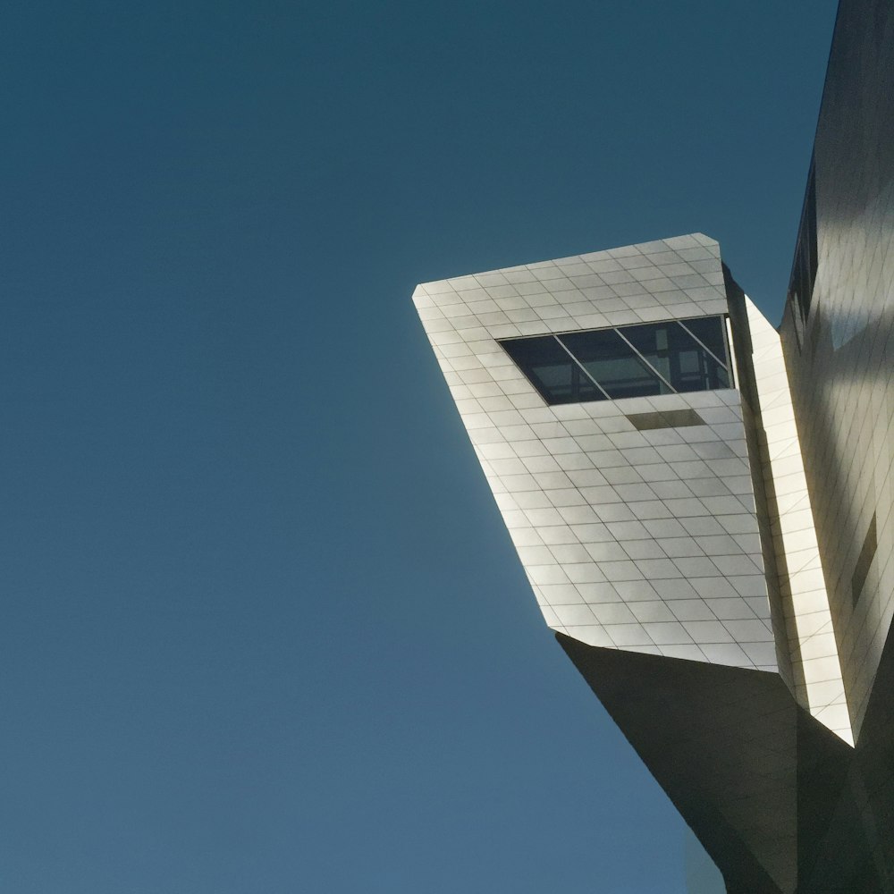 gray building under blue sky