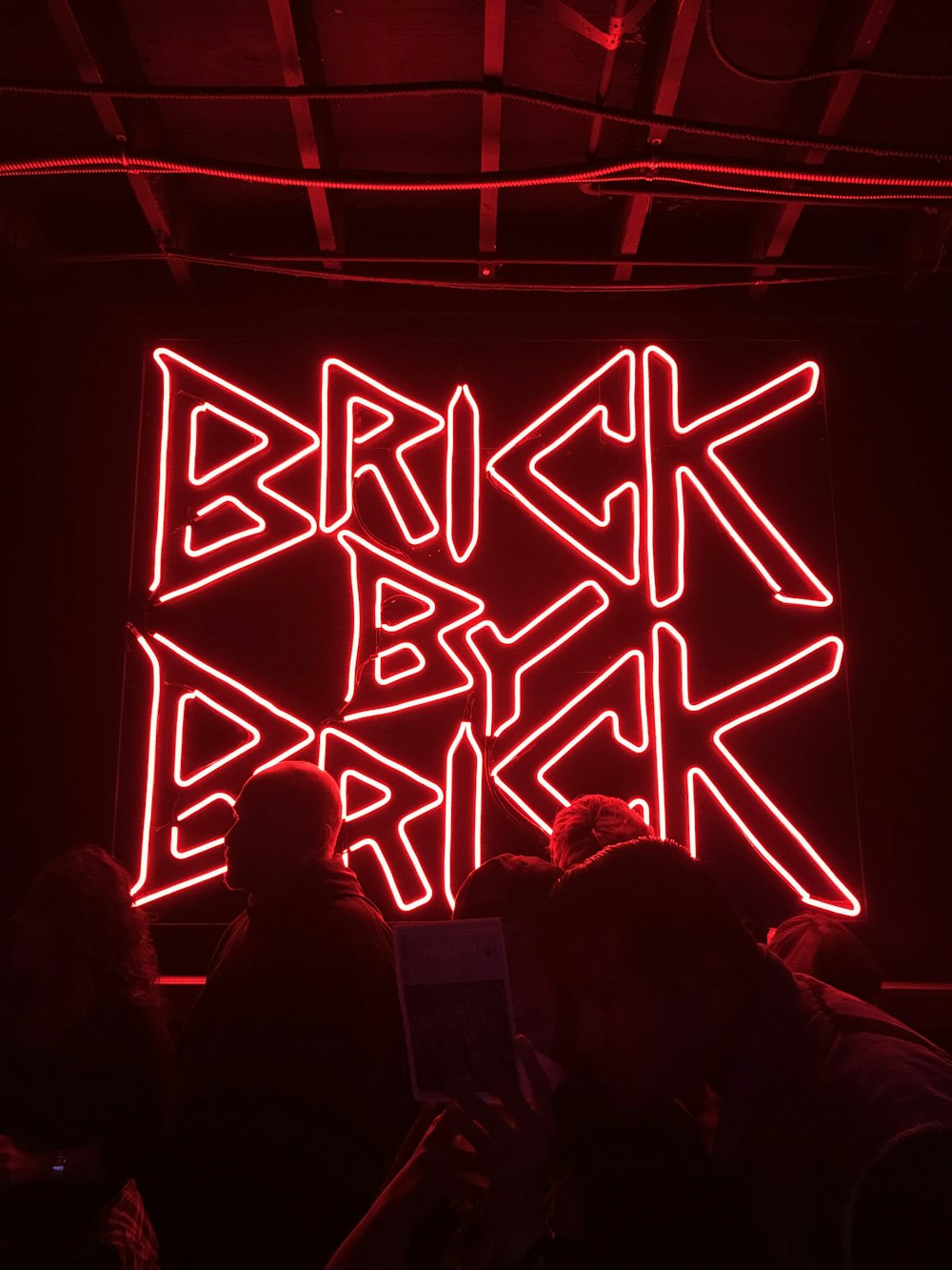 Brick by Brick LED signage