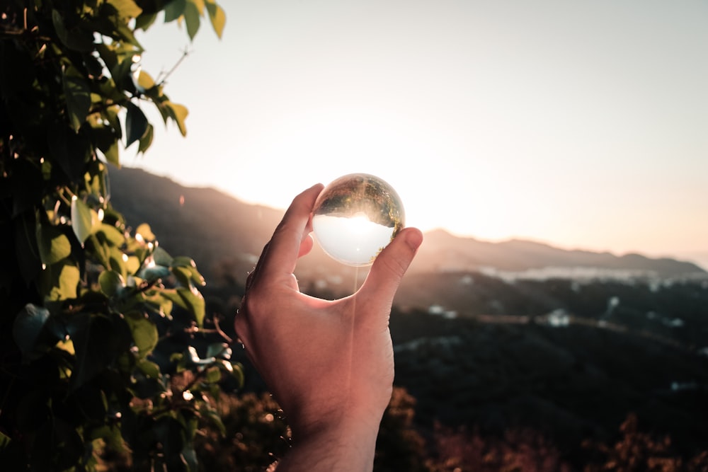 view of sun through clear glass sphere photo – Free View Image on Unsplash