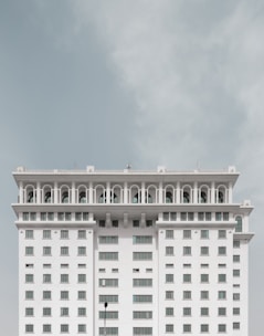 white concrete building