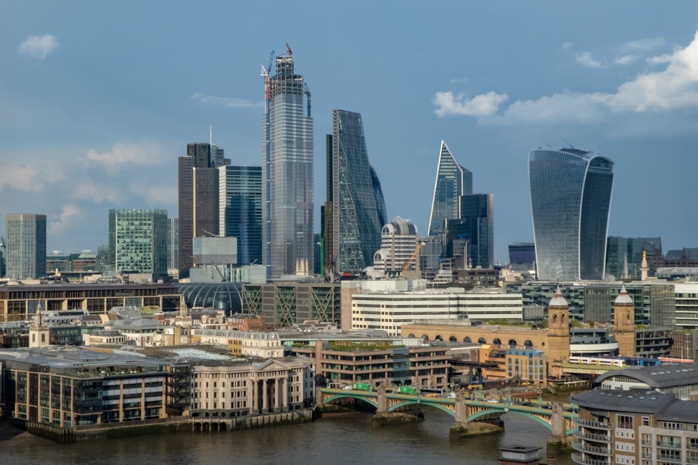 aerial view photography of city skyline