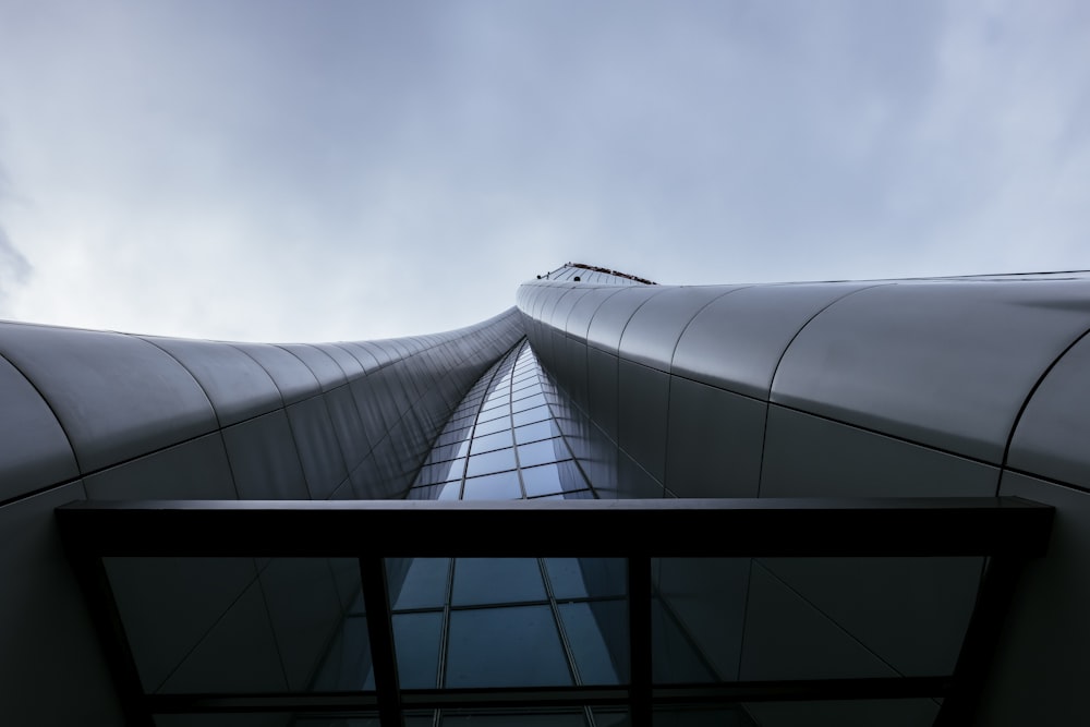 architectural photography of gray building