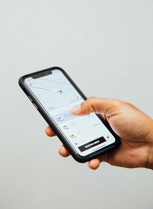 JK Cabs Booking Android App Screen