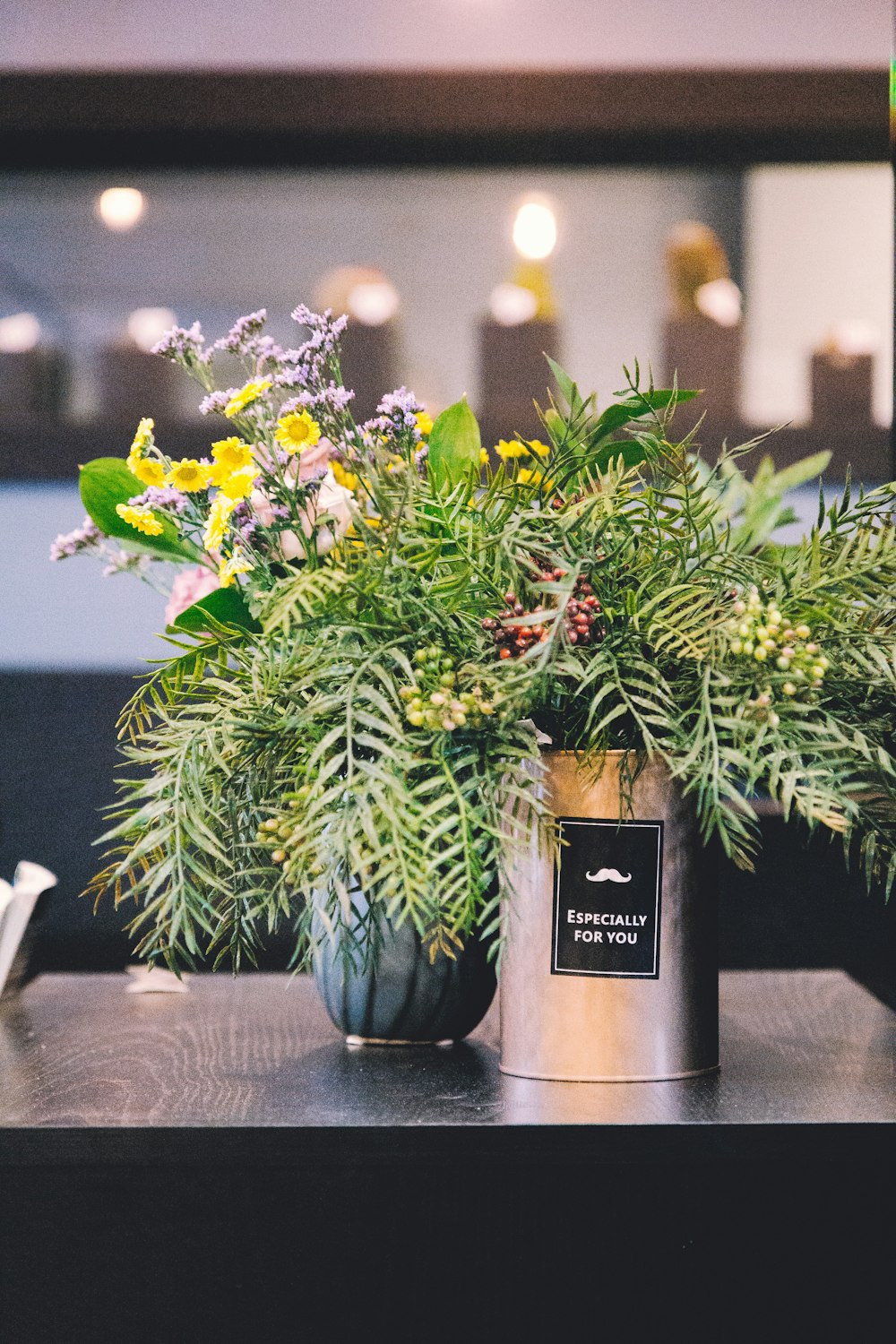 green potted plant on table