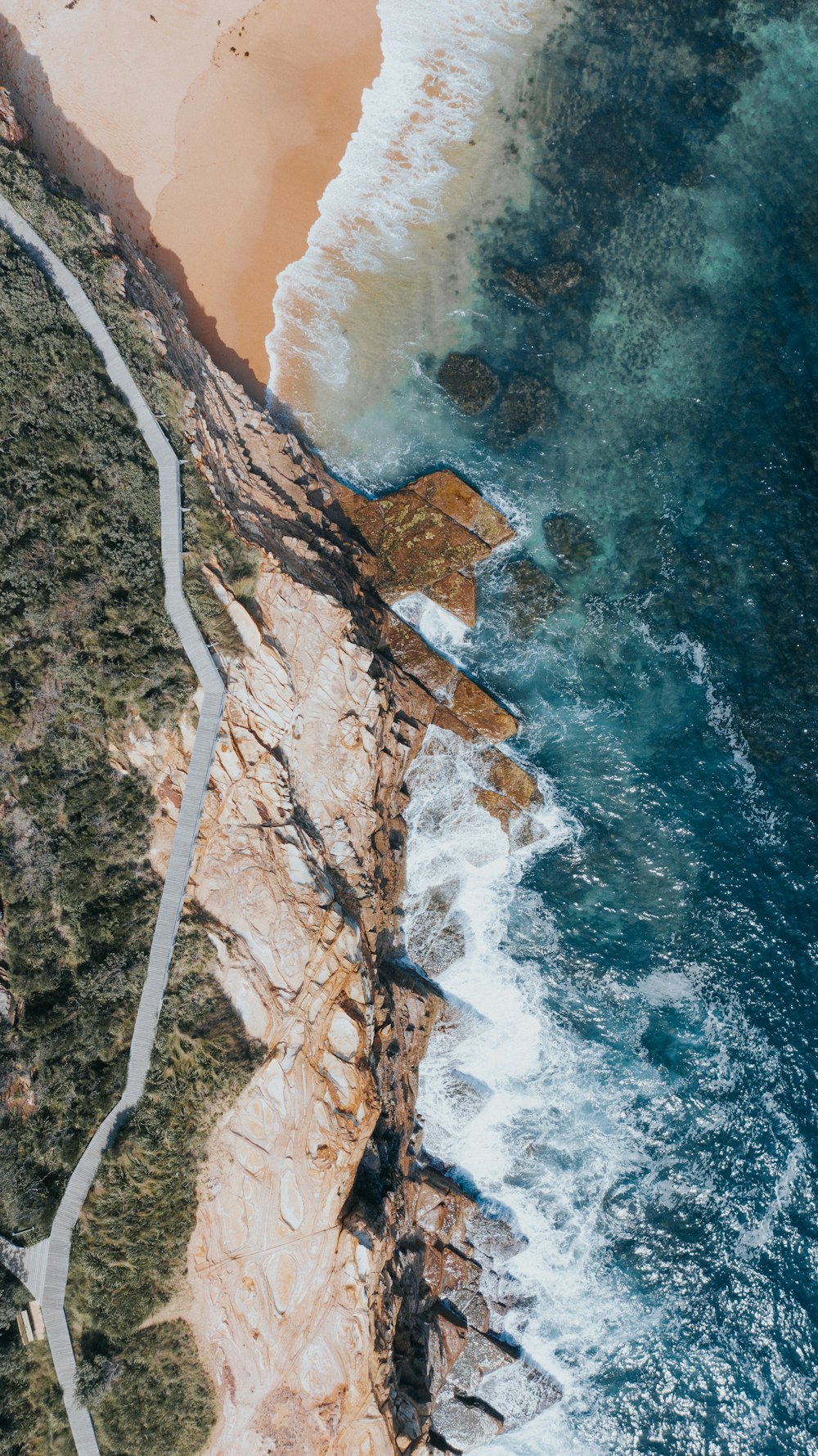 aerial photography of ocean